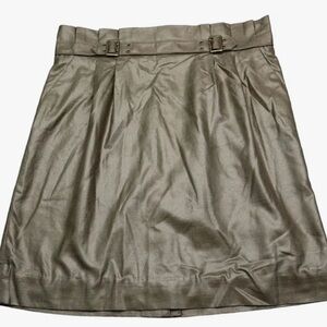 Classiques Entier Metallic Bronze Pencil Skirt